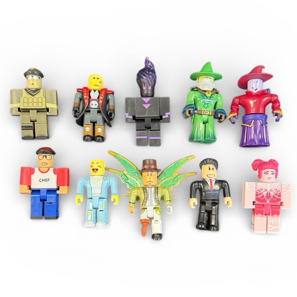 Vibrant Action Figures Playset Roblox figure set toys kids gaming set of 10